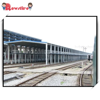 

1:87 HO Scale Train Railway Scene Decoration Train Maintenance Garage Model For Sand Table