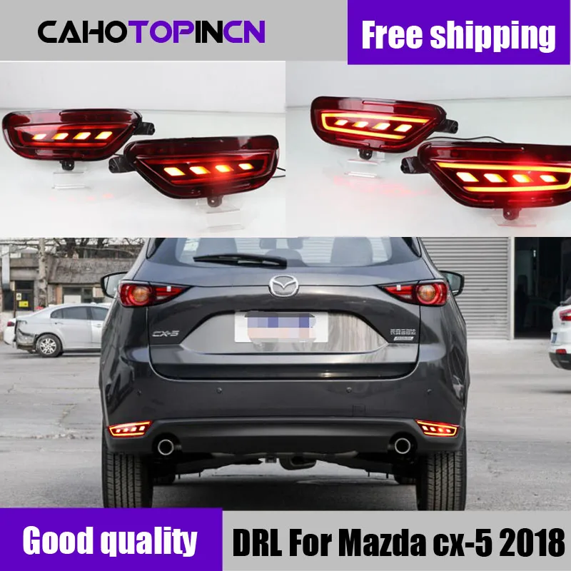 2 шт. задняя противотуманная фара для Mazda CX-5 cx5 2017 2018 2019 Автомобильный светодиодный