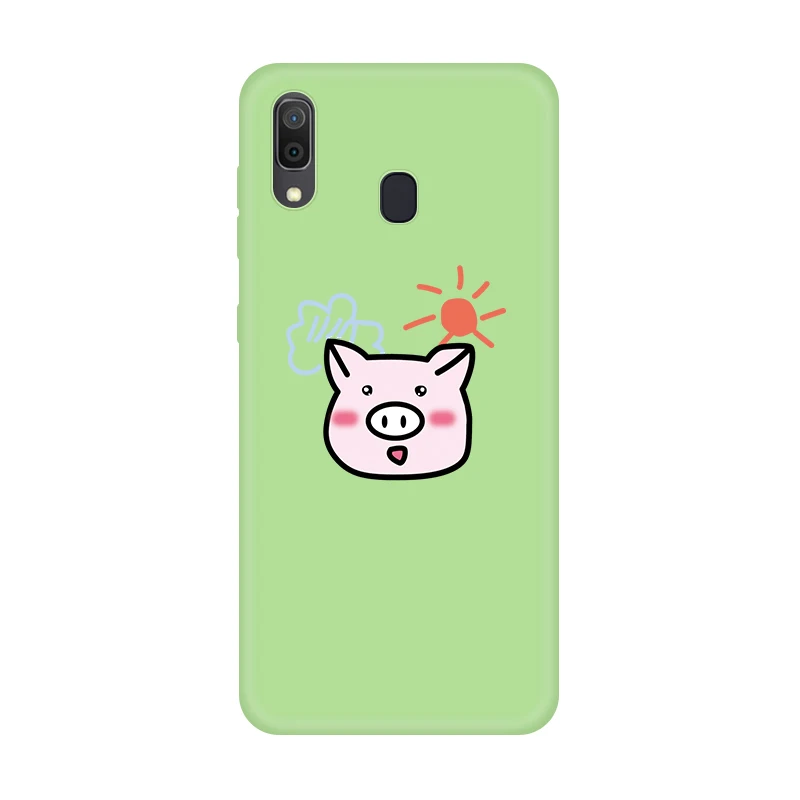 06 Покрашенный чехол для телефона для samsung Galaxy A50 A60 A70 A10 A20 A30 A40 M10 M20 M30 M40 чехол s на 50 30 70 40 силиконовый милый чехол-накладка - Цвет: 06
