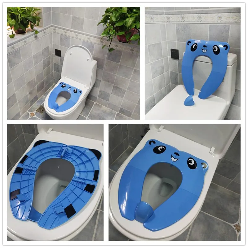 Foldable Toilet Potty Seat for Children Child-Assisted Toilets Seat Travel Toilet Cushion with Splash-Proof Folding Toilet Seats14