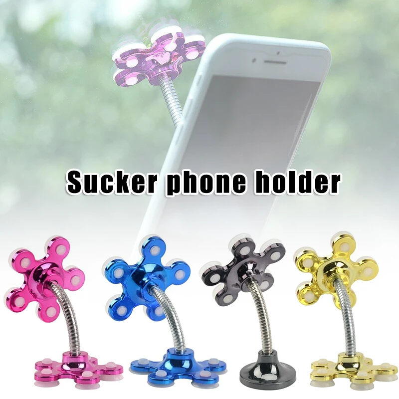 

Rotatable Multi-Angle Double-Sided Phone Holder Suction Cup Stand Bracket Car Styling