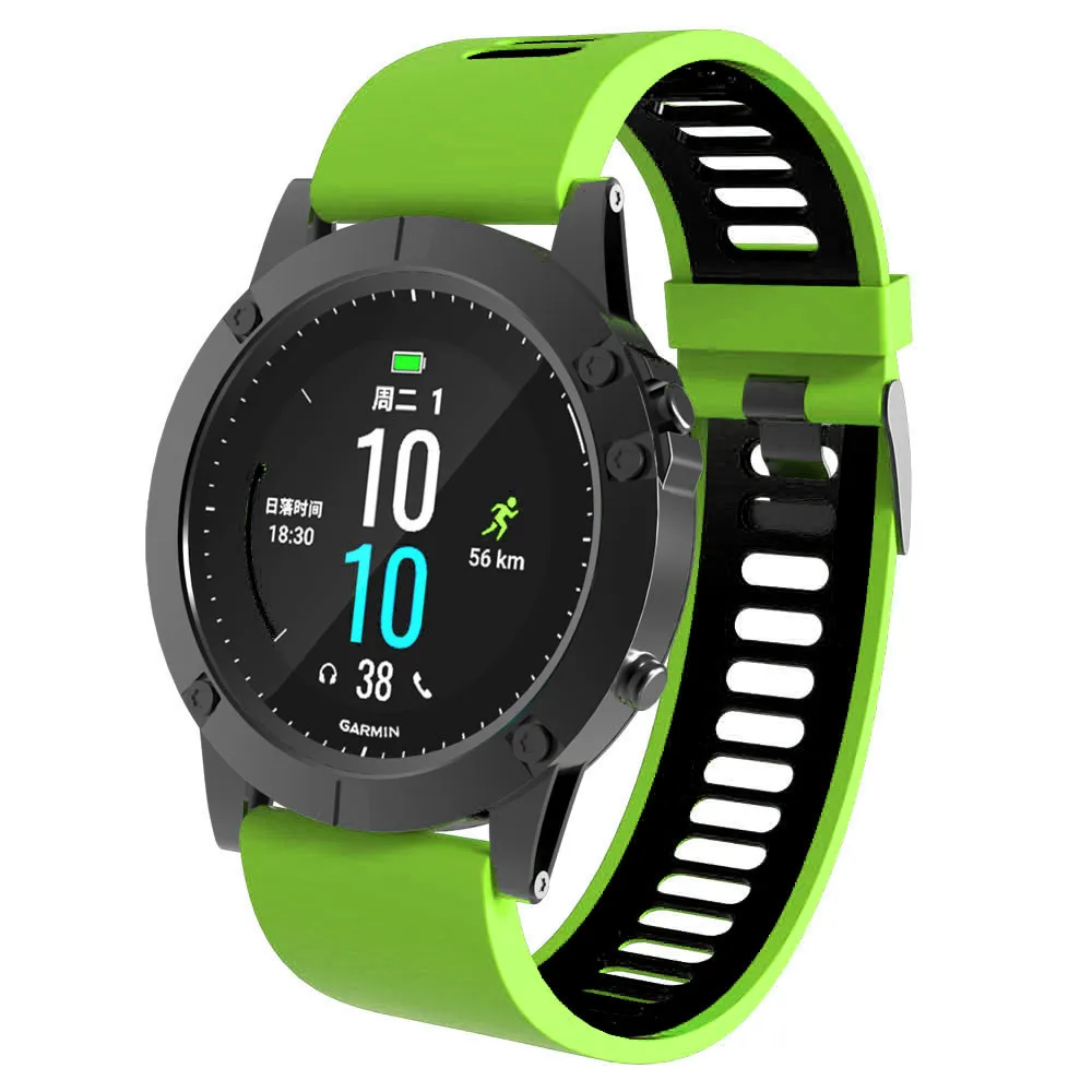 Ouhaobin 22 мм Ремешки для наручных часов Garmin fenix 5/5Plus спортивный силиконовый сменный ремешок для наручных часов fenix 6 band 1011#2