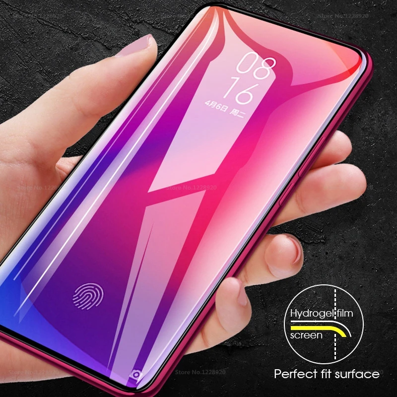 

9D HD Hydrogel Film For Xiaomi Redmi 7A Note 7 Pro Screen Protector For Xiaomi Mi A3 9T Pro Mi 9 SE 8 Lite Mi9 Mi9T Not glass