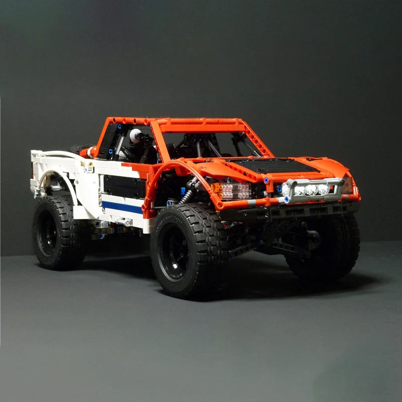 1718 шт. серия Technic MOC BAJA внедорожные короткие карточные гонки 3662 Модели Строительные наборы блоки игрушки подарок для мальчиков