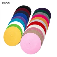 USPOP Women berets wool beret hats all-matched solid color soft  knitted berets painter hats female warm winter hats