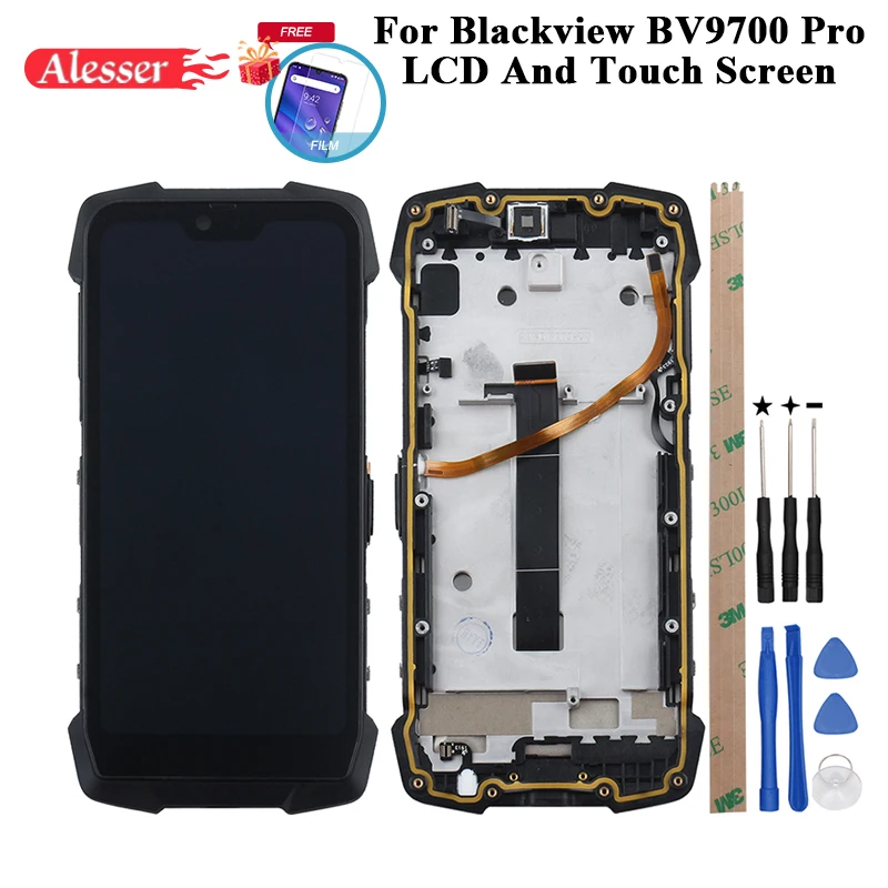 ЖК дисплей Alesser для Blackview Bv9700 Pro запасные части сенсорного экрана инструменты и