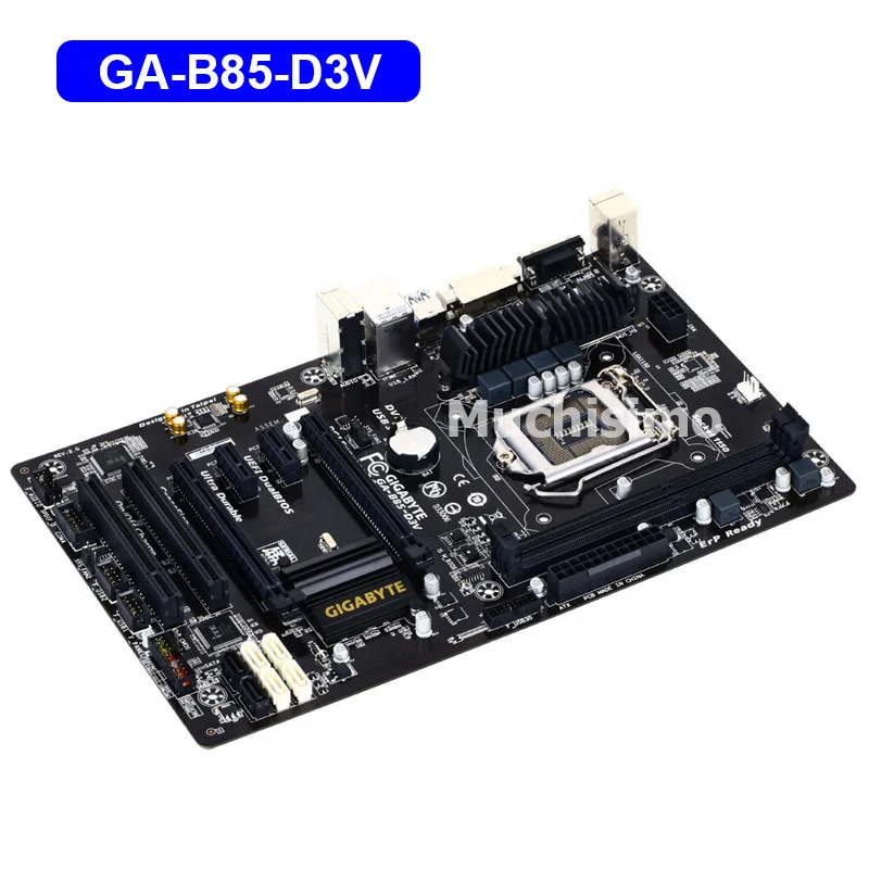 Gigabyte GA-B85-D3V с процессором G3420 оригинальная материнская плата LGA 1150 DDR3 USB3.0 B85 B85-D3V системная плата для настольных ПК Ремонт