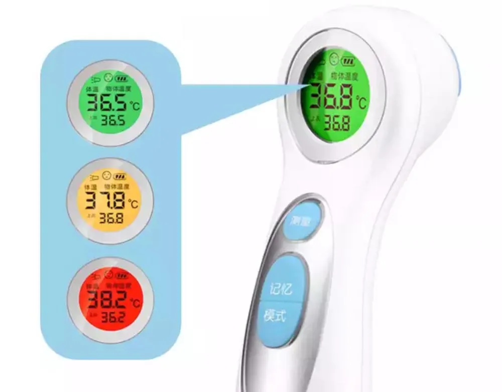 

Baby/Adult Digital Thermometer Forehead Thermometer Infrared Body Temporal Thermometer Non-contact Temperature Measurement