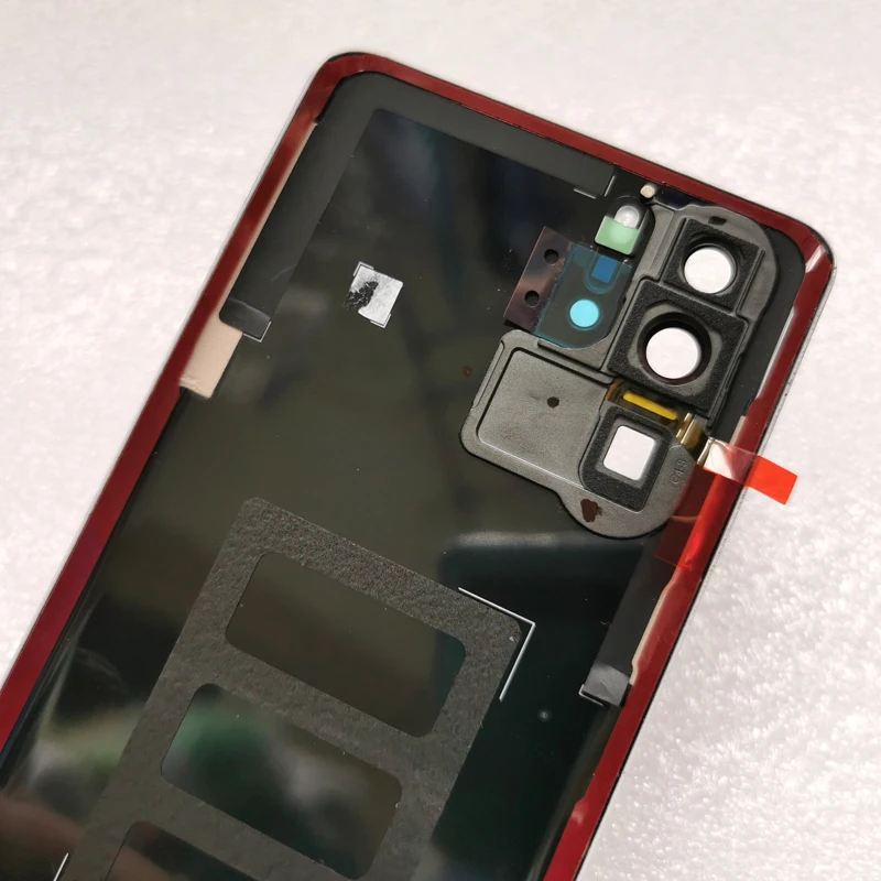Для huawei P30 Pro Задняя крышка батареи задняя крышка корпуса дверная камера стеклянная рамка объектива для huawei P30 Pro запасные части