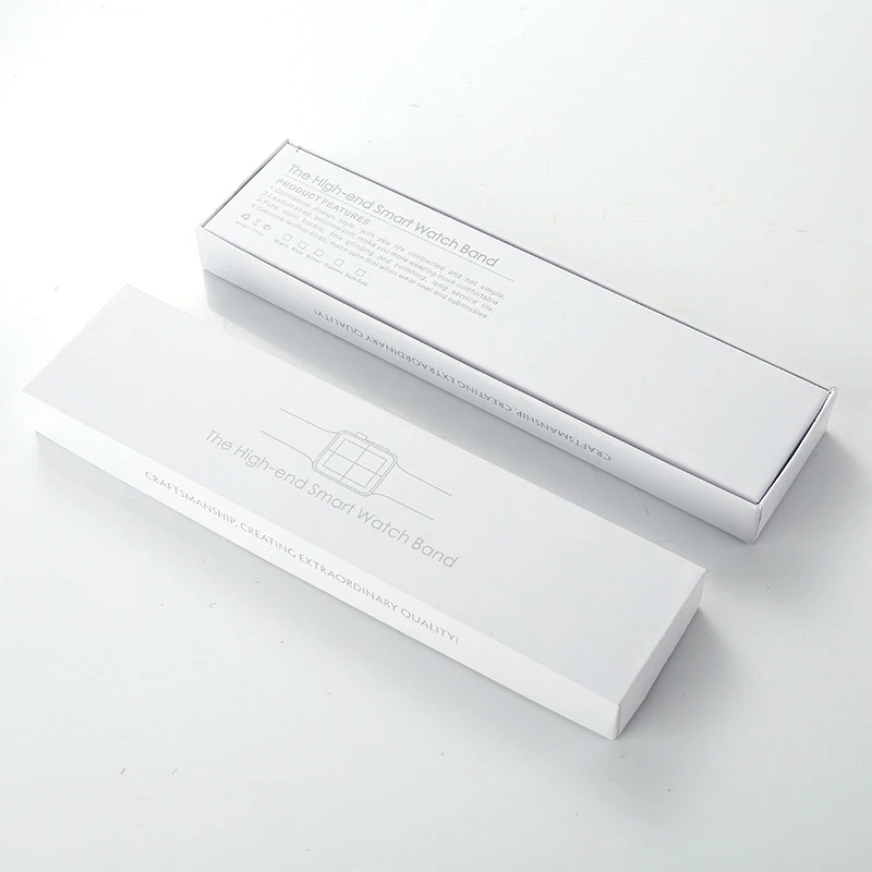 Бумажная упаковочная коробка изысканный Простой стиль для Apple Watch band 3 2 42/38 мм для iwatch series 5 4 44 мм 40 мм подарочные коробки