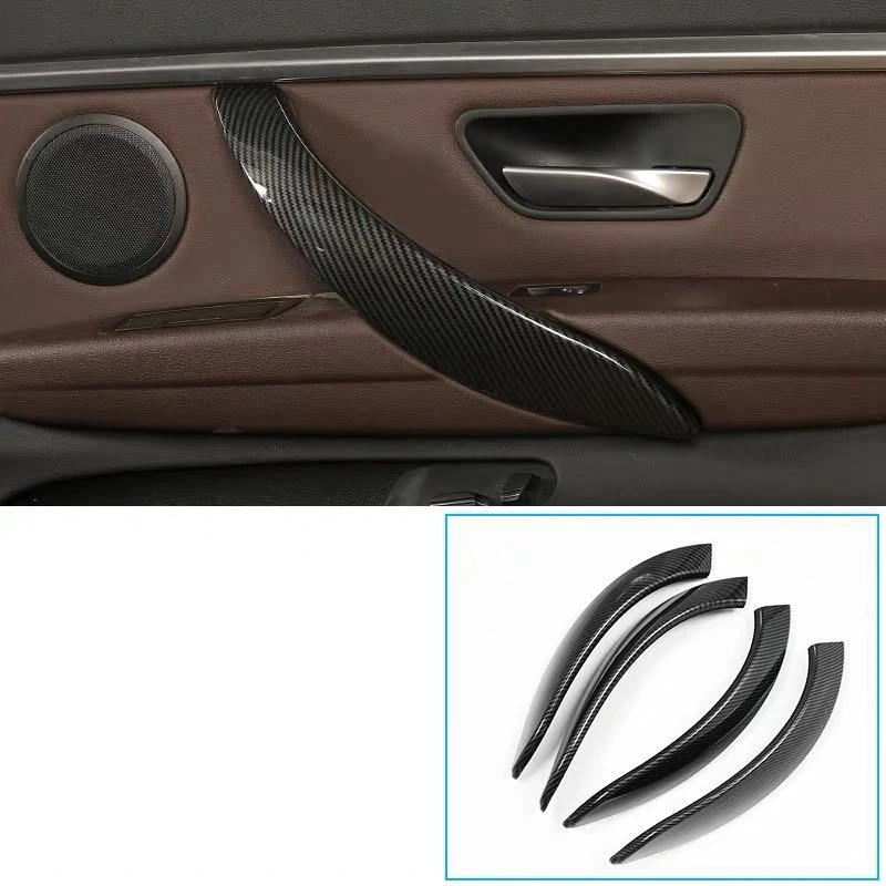 Карбон накладка на внутреннюю дверную ручку Накладка для BMW 3 серии F30 F31 2013 2017 GT F34