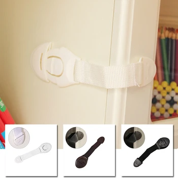 

Safe Cloth Belt Lock Protection Security Drawer Door Lock Cabinet Wardrobe Refrigerator Safety For Kids Protective Products