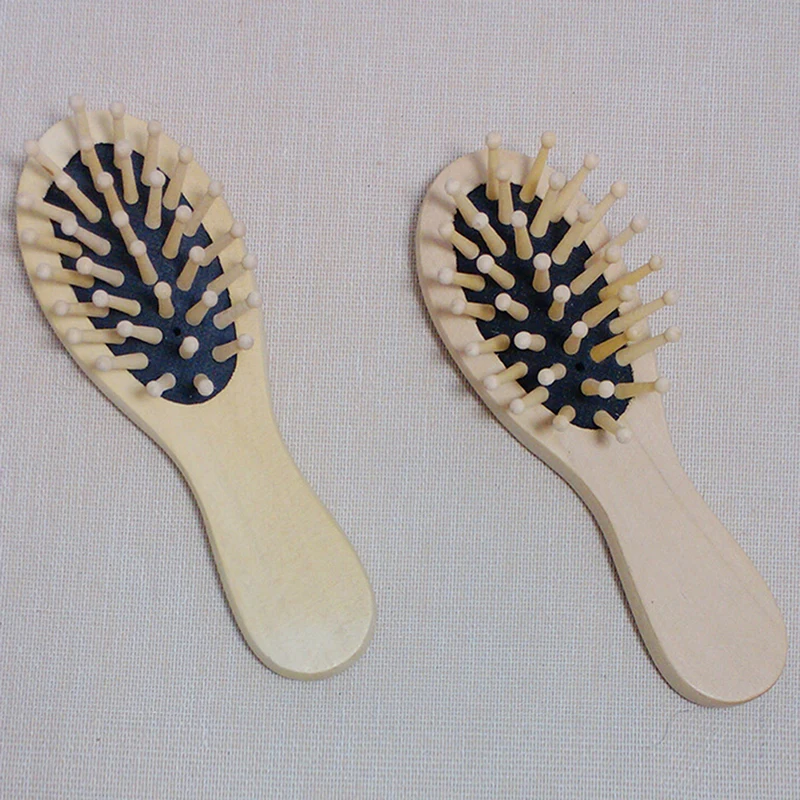 1Pc Spa Massage Comb Brushes Antistatic Wooden Paddle Brush Wood Bamboo Hair Care Combs Styling Tools 2