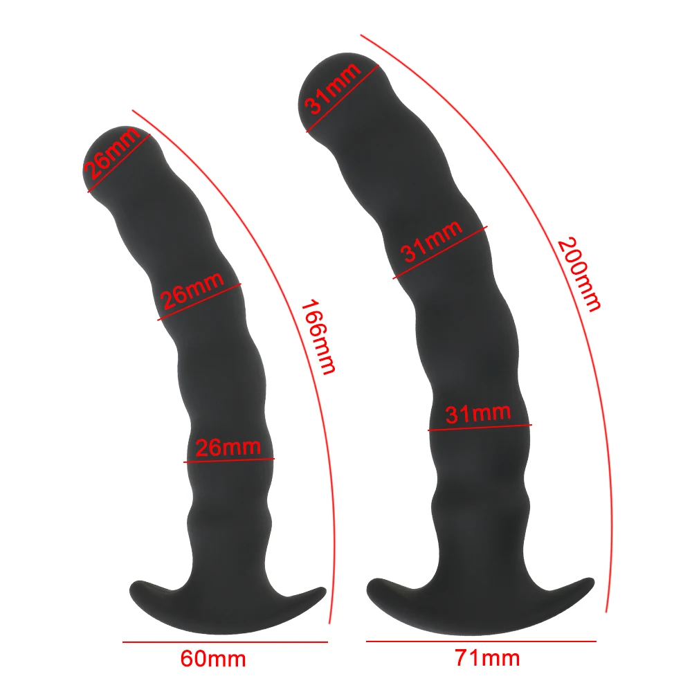 Plug anal en silicone stimulateur de prostate et dildo pour anus_voghion.com