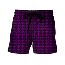 LGB мужские шорты с принтами летние Повседневное шнурок дышащие прямые брюки карго Шорты высокое качество мужской с эластичной резинкой на талии шорты мужские DEF