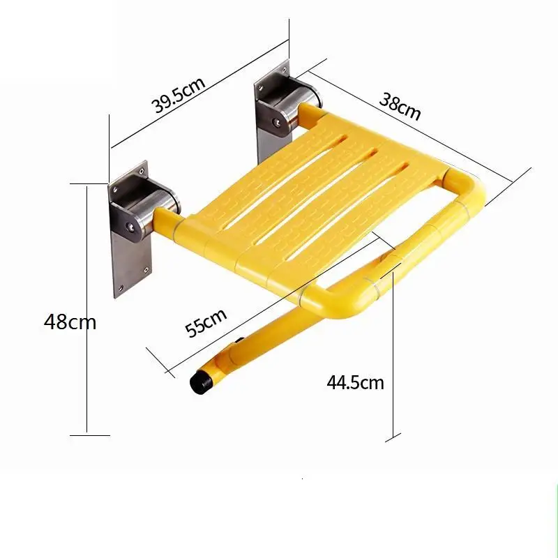 Tocador Salle De Bain Douchekruk осада душ табурет сиденье Escalon Plegable Taburete Ducha ног табурет для душа Ванная комната стул - Цвет: MODEL F