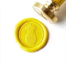 Воск печать штамп-1 шт. Ананасовый воск печать штамп/воск уплотнительный комплект/специальная печать штамп/Свадебное приглашение печать