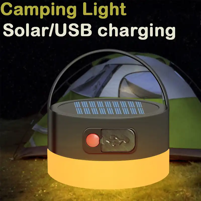 屋外ソーラーledランタン電球ライトusb充電ポータブルライト 家庭用のナイトマーケットのテント集魚灯 ポータブル提灯 Aliexpress
