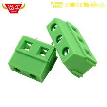 7.62mm dg500 kf128 7.62 2p 3p pcb conector universal parafuso terminal bloco 2pin 3pin gmkds 1,5 1717020 phoenix contato degson