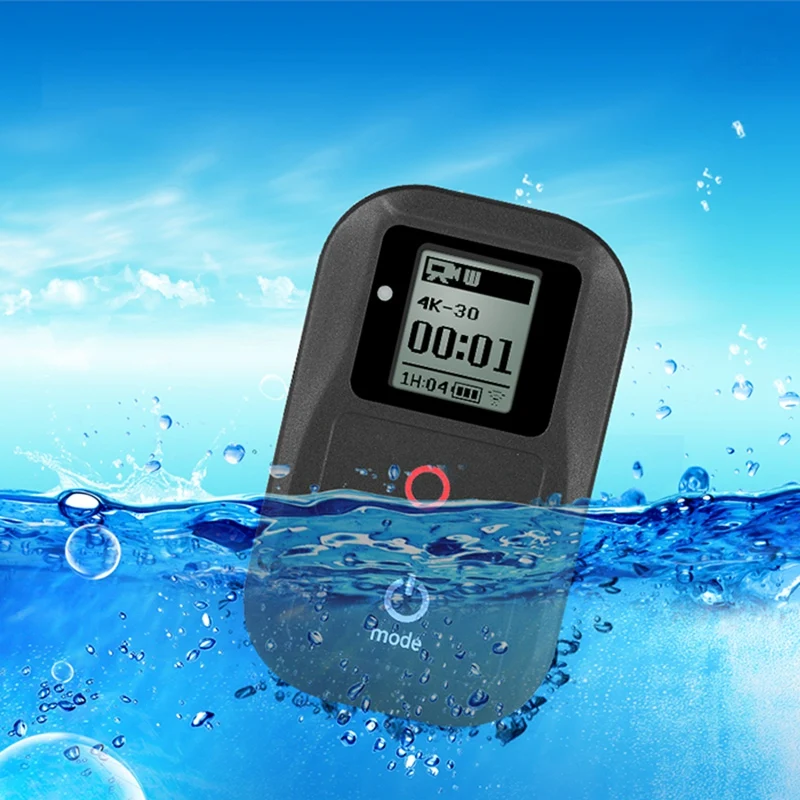 Waterproof Wireless WiFi Remote for Gopro Hero 7 6 5 4 Session Go Pro 5 6 3+ Smart Remote Control Charging Cable Kits