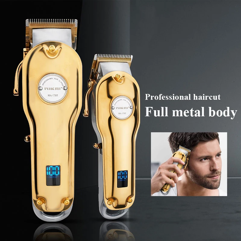 

Barber Shop Hair Clipper Professional Hair Trimmer For Men Beard Electric Cutter Hair Cutting Machine Haircut Cordless Corded