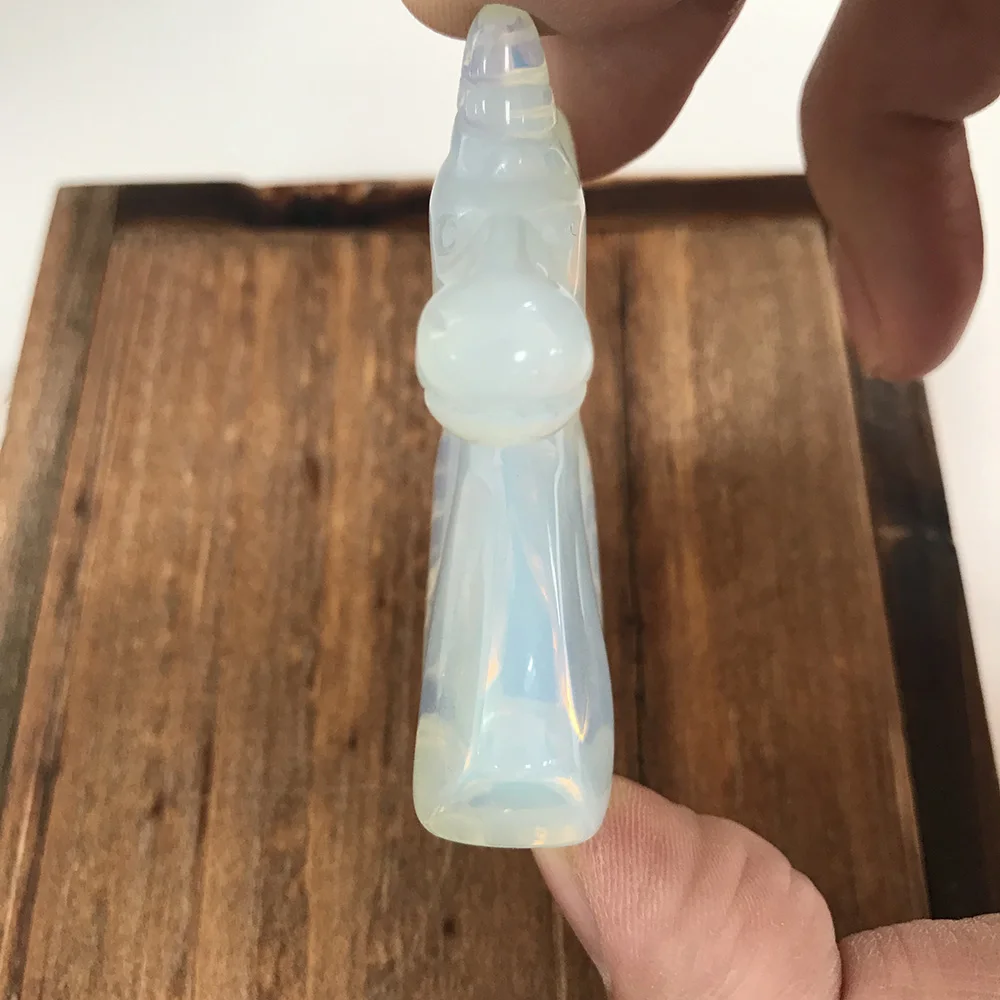 High Quality Natural Stone 2 inches Opal Unicorns Shape Stone Hand Crafted& Polished For Gift&Home Decor WT