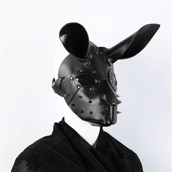 

Bunny Girl Cosplay Halloween Face Cover Steampunk Bunny Face Cover for Girl Women Halloween Cosplay Party YU-Home