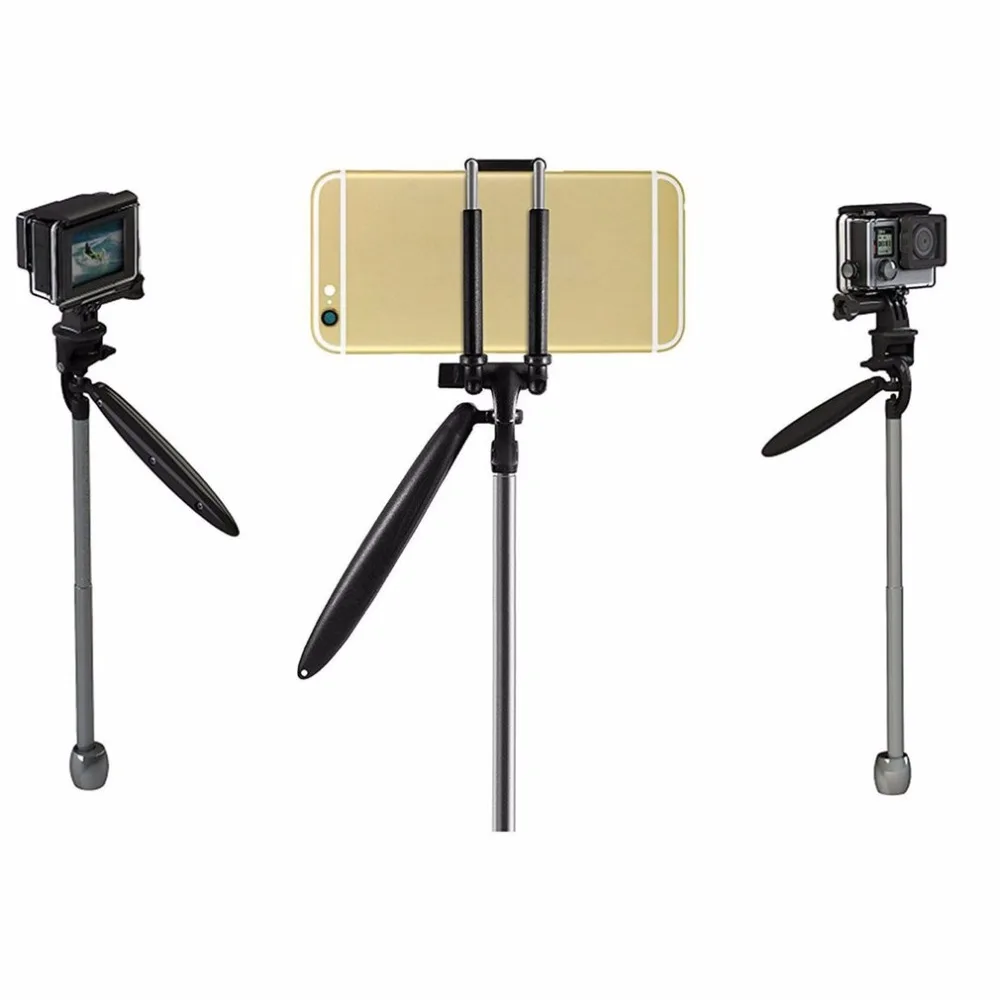 

ONLENY 2 Ways Portable Camera Handheld Stabilizer For GoPro Smartphone Stand For iPhone Go Pro Hero Accessories 5 4 3+ 3 2 1