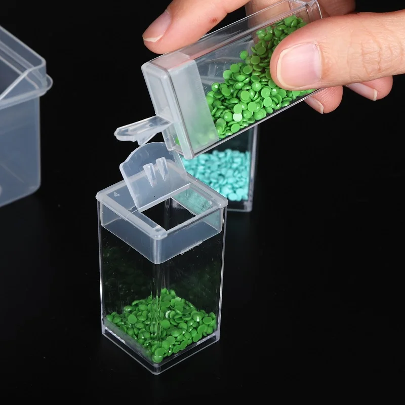 28/32/64 Grids Diamond Painting Storage Box Portable Bead Storage Large Container 5d Stone Diamond Embroidery Accessories Tools