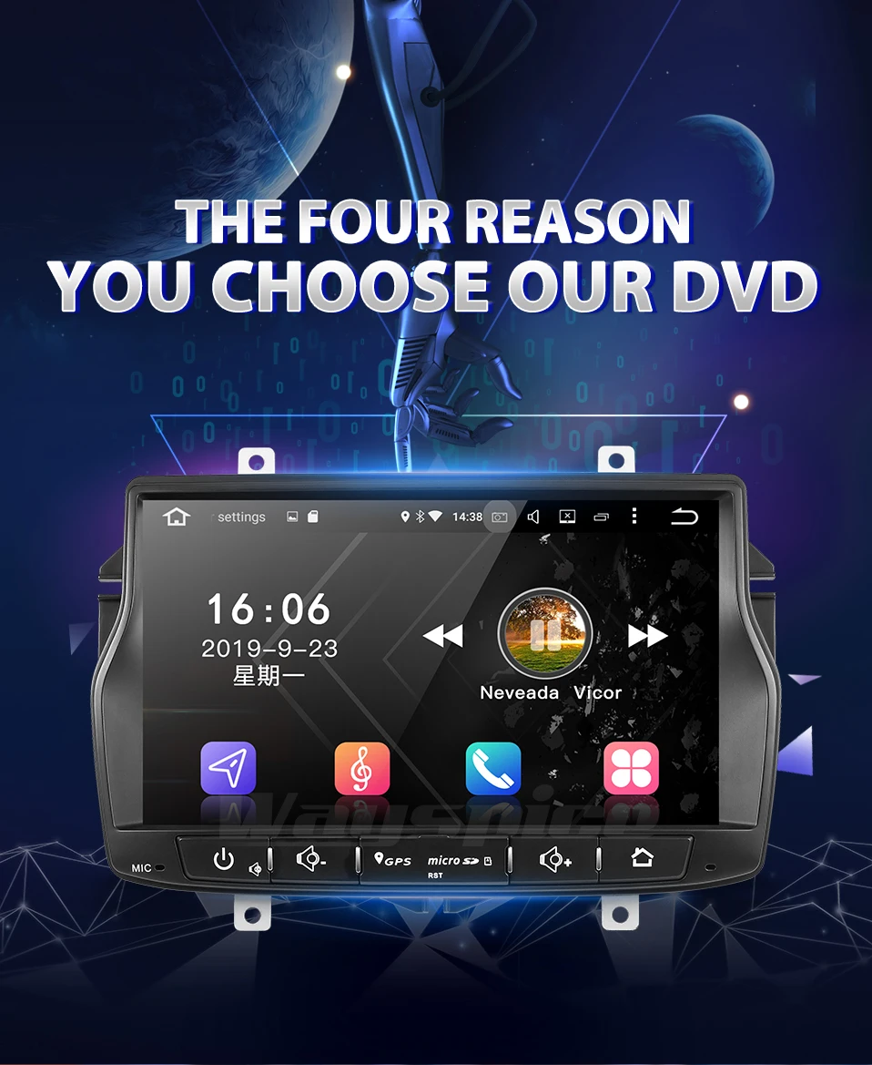 CLDA автомобильный dvd для Лада Веста автомобильный Радио Видео Аудио плеер gps навигация автомобильный стерео плеер 4G 32G android 9,0 PX6