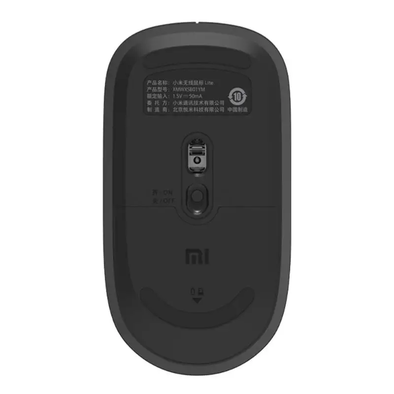 Xiaomi Millet Lite беспроводная мышь 2,4 GHz 1000 dpi перезаряжаемая ультратонкая компьютерная мышь портативная компьютерная мышь для ПК ноутбука