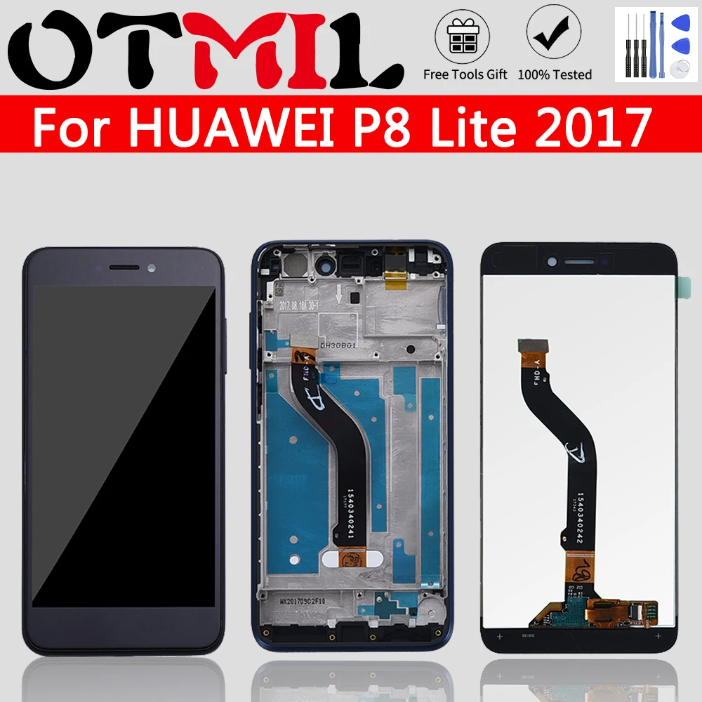 Оригинальный ЖК-дисплей 5 2 &quotдля Huawei P8 Lite 2017 сенсорный экран дигитайзер рамка для