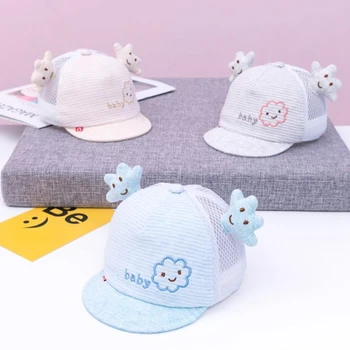 

Newborn cap 2019 new baby hat breathable cap sunscreen cap