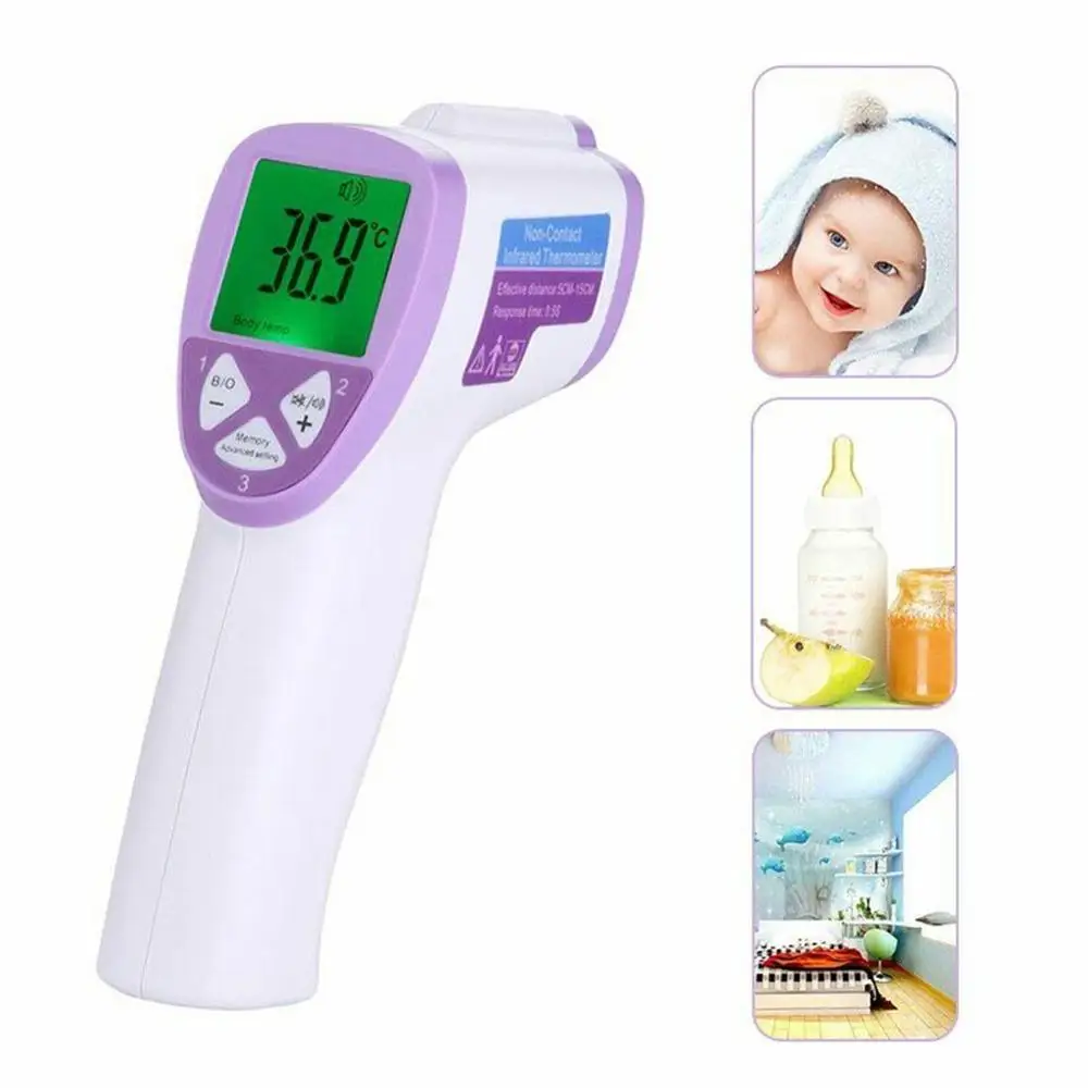 

Hot Adult Infant Digital IR Body Thermometer Forehead Surface Temperature Personal Temperature Measuring Instrument