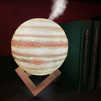 

Firya 3D Jupiter Moon Night Light Air Humidifier 880ML USB Color Lamp Essential Oil Diffuser Atomizer Freshener MistMaker Home