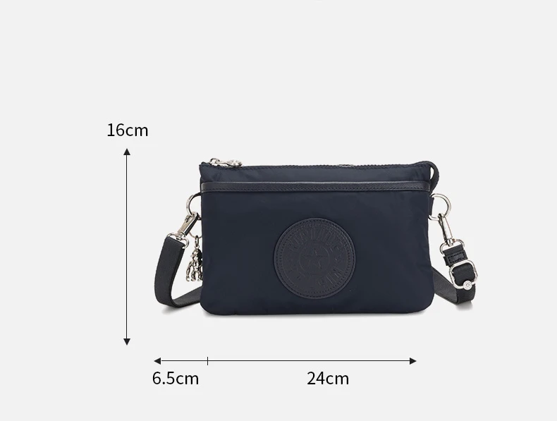 [1] Женская Роскошная оригинальная сумка Bolsa kiple женская сумка Carteira Feminina Hombre Carteras на молнии Sac Femme с брелок "Обезьяна"