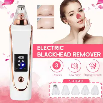

Face Nose Acne Black Dot Pimple Blackhead Remover Electric Blackhead Vacuum Cleaner Pore Machine with 6 Head Skin Care Tools