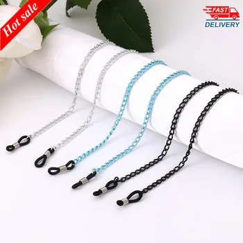 

Newest Fashion Metal Sunglasses Eyeglass Chain Adjustable Ends Glasses Holder Retainer Strap 1 X Eyeglass Chain Women Tin Alloy