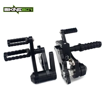 

BIKINGBOY Forward Controls Footpegs For Harley Softail Deuce FXSTD 00-07 Softail Deluxe FLSTN 07-17 Softail Custom FLSTC 07-10