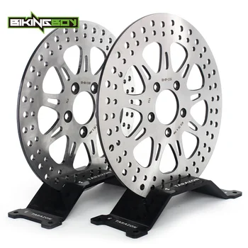 

BIKINGBOY Front Rear Brake Discs Disks Rotors For Harley 1450 FXDWG FXDLi FXDWGi Dyna Wide Glide FXDCi FXDBi Street Bob FXDLi