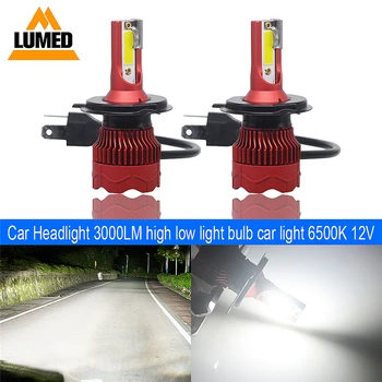

2pcs H7 H4 9005 9006 HB5 Car LED Headlight 3000lm H11 LED H1 H3 H8 Bright Chip 6000K Beam Fog Light