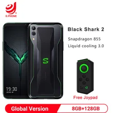 Игровой Смартфон Xiaomi Black Shark 2, 8 ГБ, 128 ГБ, Snapdragon 855, 6,39 дюймов, 48 МП, полноэкранный, BlackShark