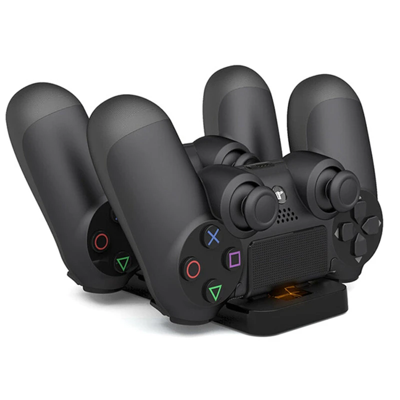 Двойная USB зарядная док станция Подставка геймпад Быстрая зарядка подставка для