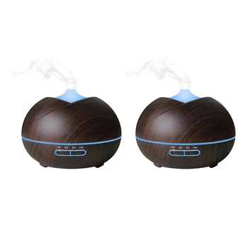 

Wood Grain Humidifier, Can Add Aroma Humidifier, Portable Home Office Humidifier Automatic Spraying in 7 Colors