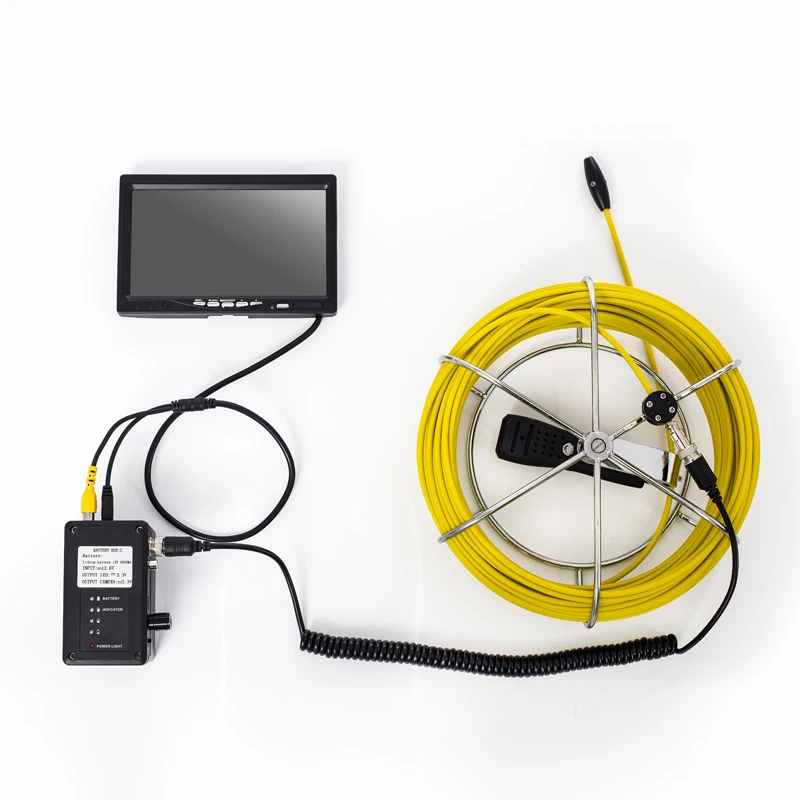 7 ũ   巹 ˻ Ŭ ī޶ ý 12V4500MA Ƭ ͸ 20m 6.5mm  ī޶ 