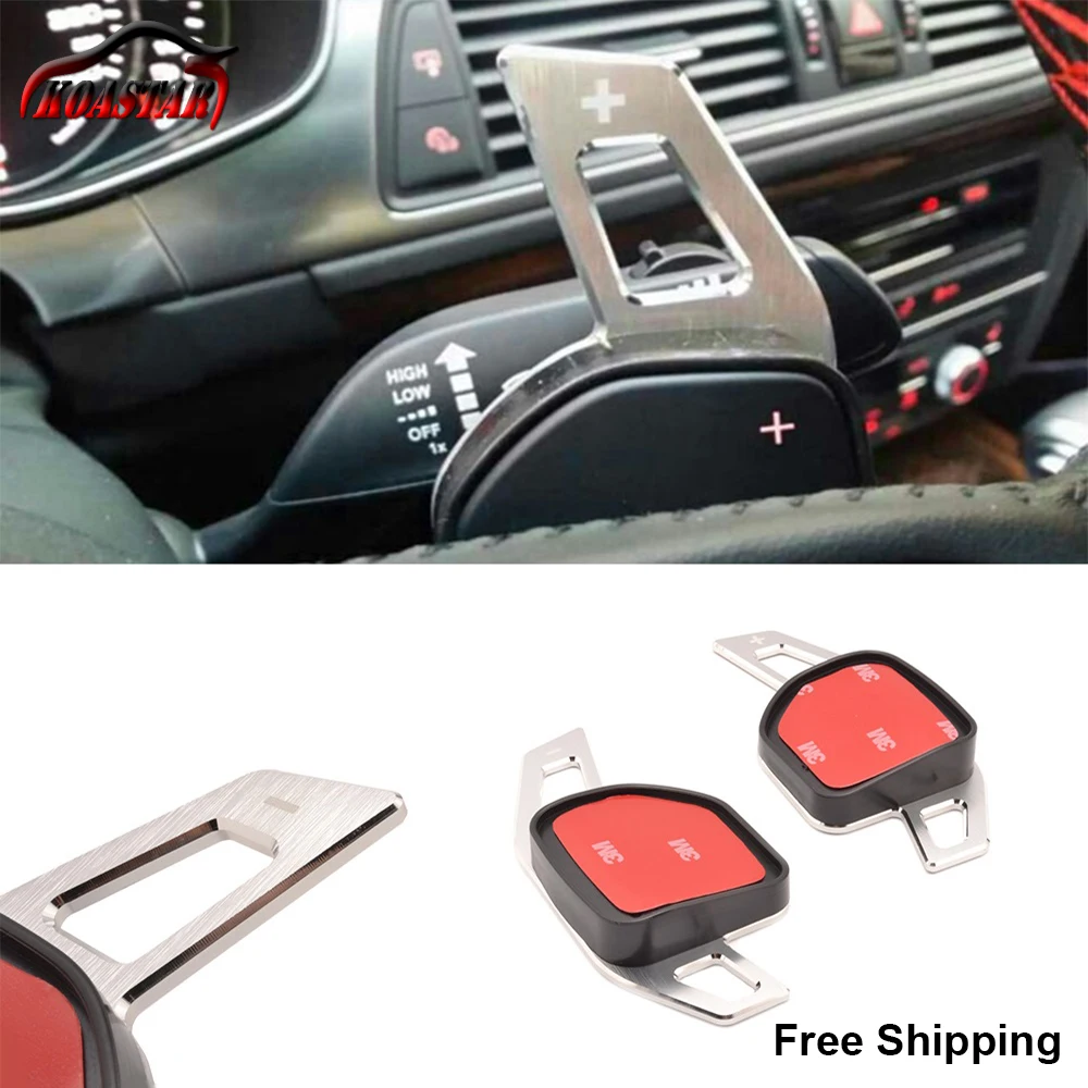 Алюминиевое весло на руль для Audi A1/A3/S3/RS3/A4/S4/RS4/A5/S5/RS5/A6/S6/RS6/A7/S7/A8/S8/TT/TTS/TT-RS/Q5/Q7 |