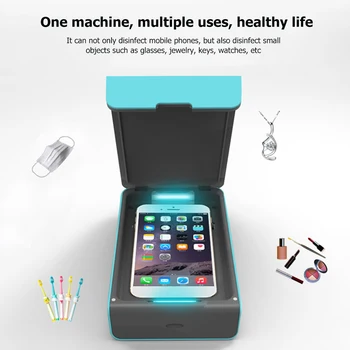 

Mobile Phone Disinfect Box UV Sterilization Jewelry Toothbrush Disinfection Case Uv Disinfection Box Cleaning Device