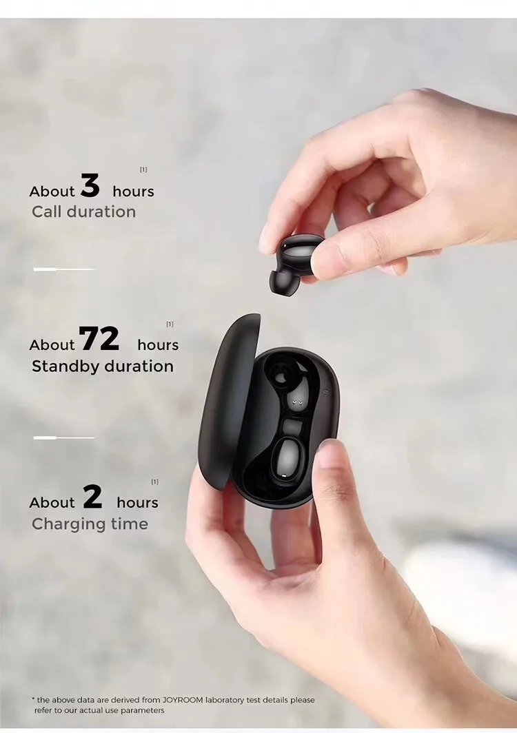 JOYROOM T08 TWS Bluetooth наушники беспроводные стерео с сенсорным управлением