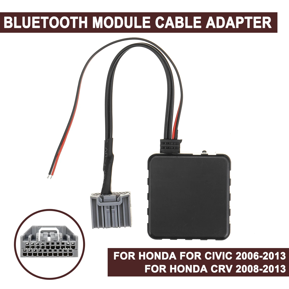 For Honda for Civic 2006-2013 CRV 2008-2013 KROAK Car bluetooth Module Aux Receiver Cable Radio Media Interface Wireless Adapter |