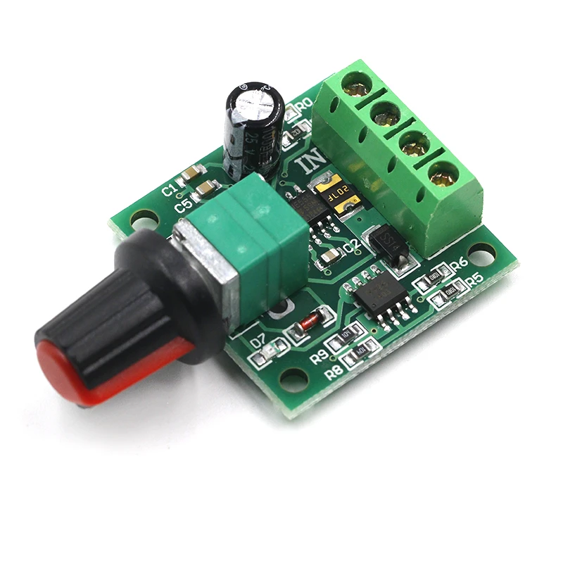 

PWM Motor Speed Controller DC 1.8V 3V 5V 6V 12V 15V 2A Low Voltage Motors Regulator 12 V Volt Switch Adjustable Drive Module